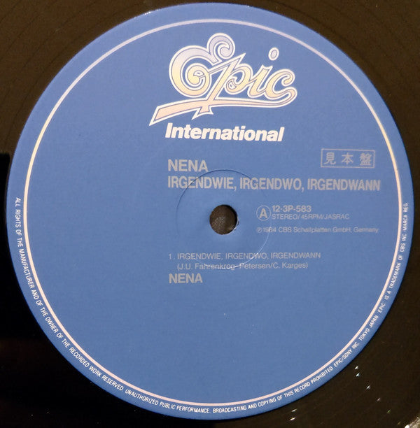 Irgendwie - Irgendwo - Irgendwann (Special 12" Dance-Mix)