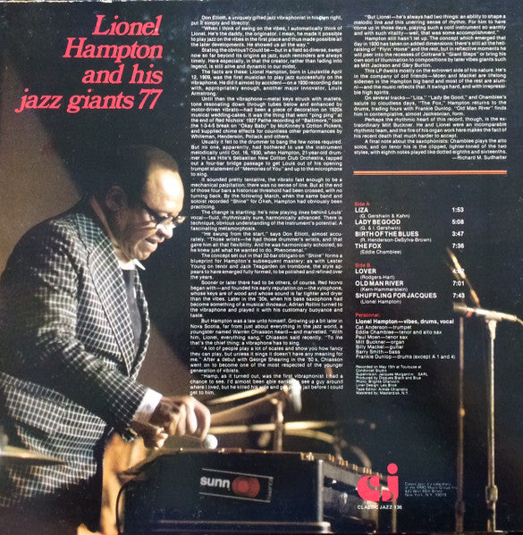 Lionel Hampton And His Jazz Giants 77