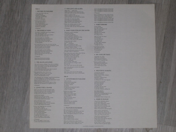 Return To Paradise Islands