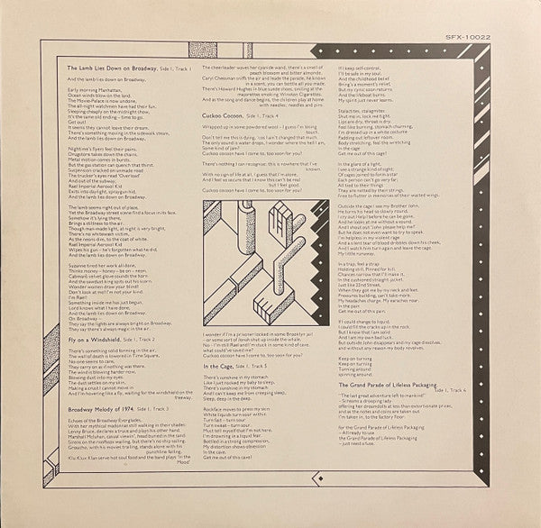 The Lamb Lies Down On Broadway