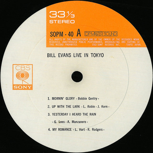 Bill Evans Live In Tokyo