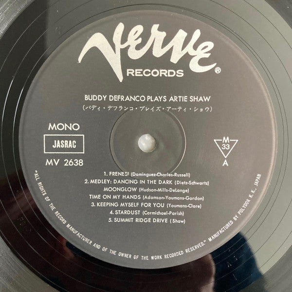 Buddy De Franco Plays Artie Shaw