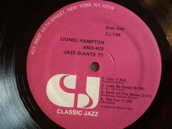 Lionel Hampton And His Jazz Giants 77