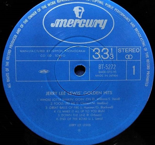 Jerry Lee Lewis Golden Hits