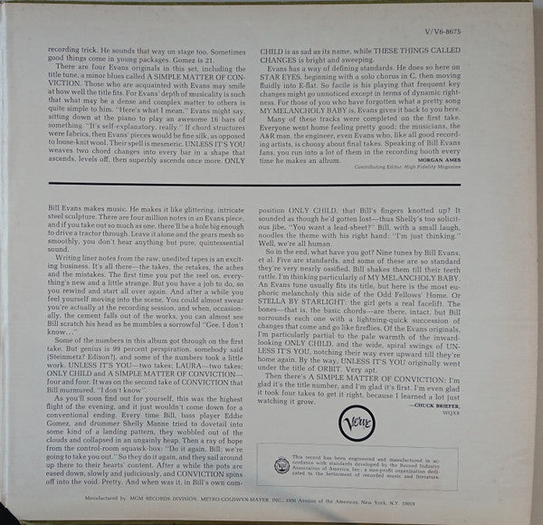 A Simple Matter Of Conviction