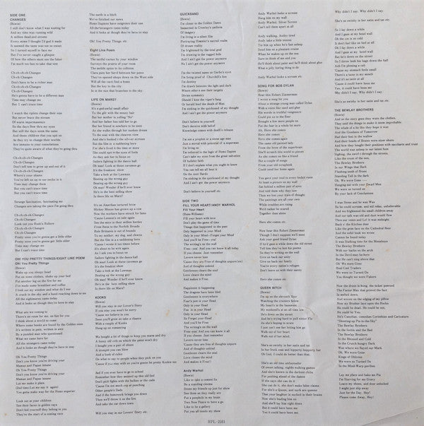 Hunky Dory = ハンキー・ドリー