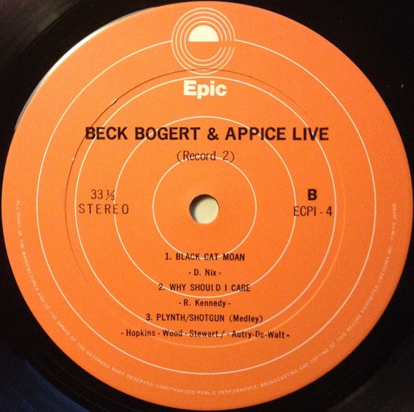 Beck, Bogert & Appice Live