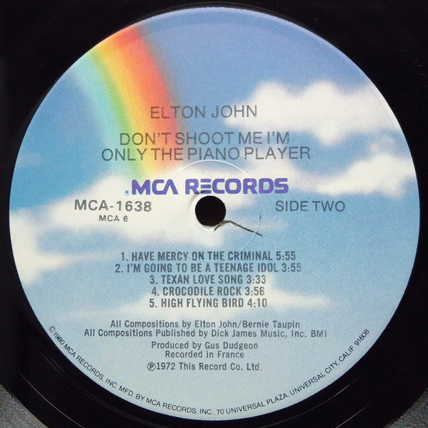 Don't Shoot Me I'm Only The Piano Player