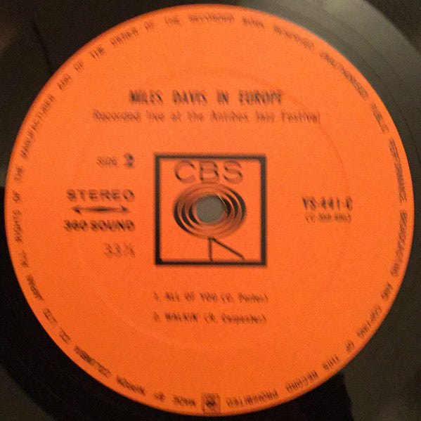 Miles Davis In Europe – Recorded Live At The Antibes Jazz Festival