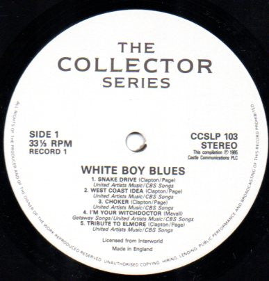 White Boy Blues