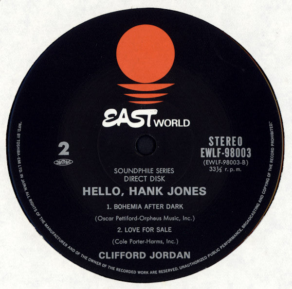Hello, Hank Jones