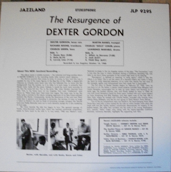 The Resurgence Of Dexter Gordon