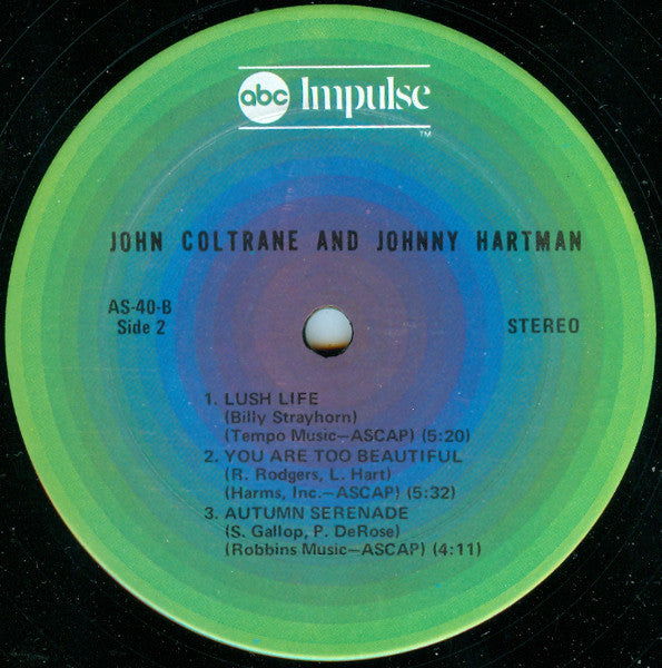 John Coltrane And Johnny Hartman