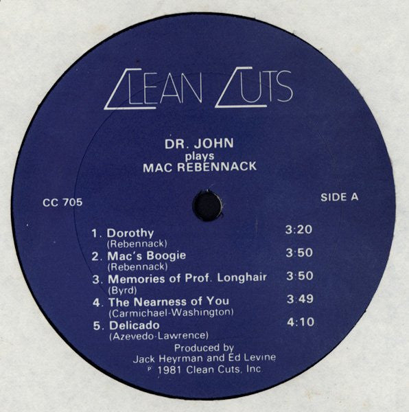 Dr. John Plays Mac Rebennack