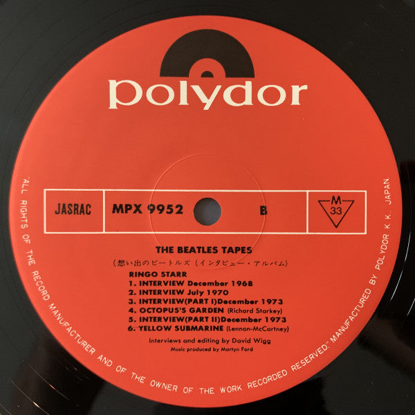 The Beatles Tapes From The David Wigg Interviews