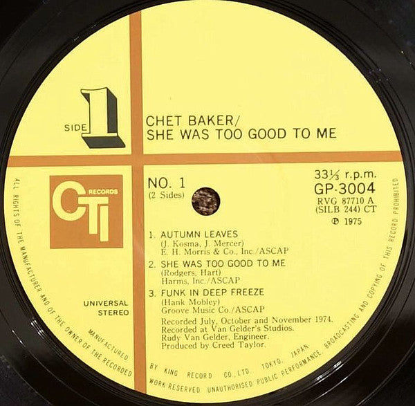 She Was Too Good To Me = 枯葉