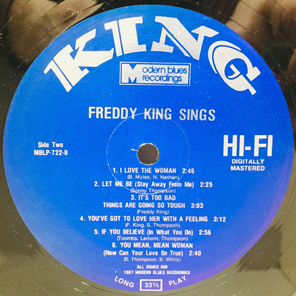 Freddy King Sings