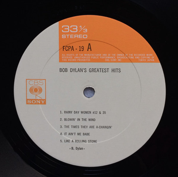 Bob Dylan's Greatest Hits