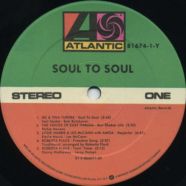 Soul To Soul (Music From The Original Soundtrack - Recorded Live In Ghana, West Africa)