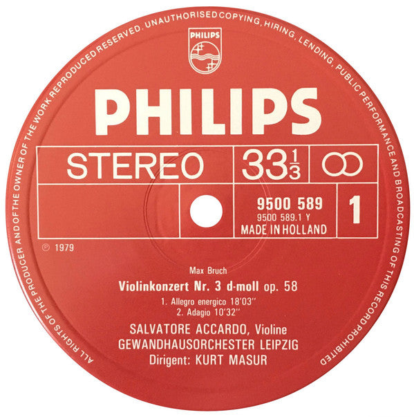 Violin Concerto No. 3, Op. 58 / Adagio Appassionato, Op. 57 / Romance, Op. 42