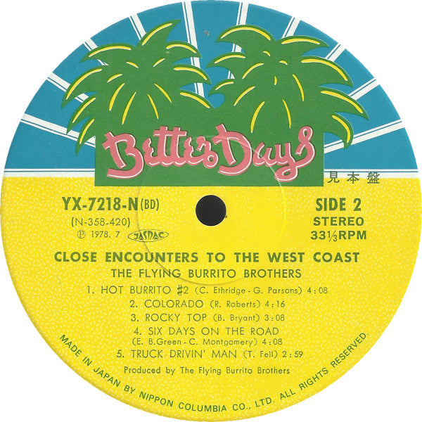 Close Encounters To The West Coast