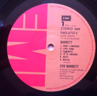 The Madcap Laughs / Barrett