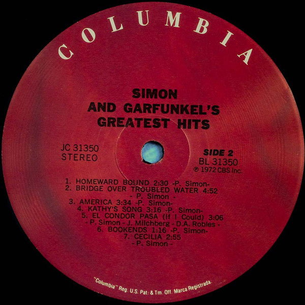 Simon And Garfunkel's Greatest Hits