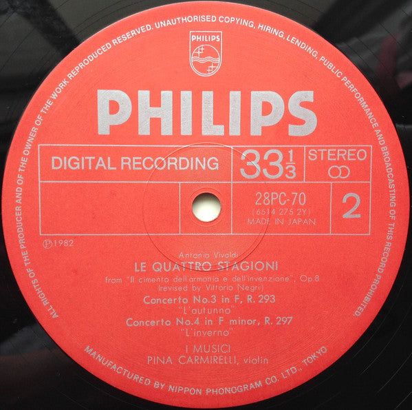 Le Quattro Stagioni = The Four Seasons = Die Vier Jahreszeiten = イ・ムジチの四季