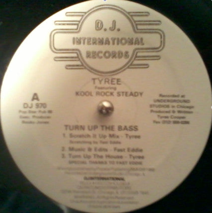 Master Release: Turn Up The Bass by Tyree Cooper