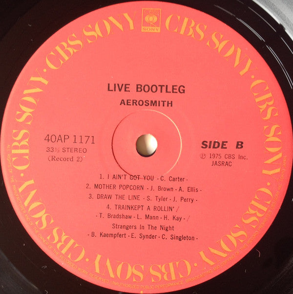Live! Bootleg = ライヴ・ブートレッグ