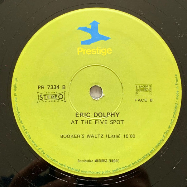 Memorial Album Recorded Live At The Five Spot