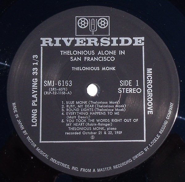 Thelonious Alone In San Francisco