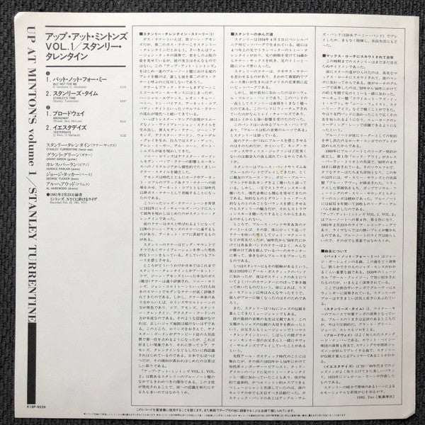 Up At "Minton's", Vol. 1