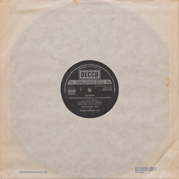 Violin Sonatas No.4 & No.5 "Spring"