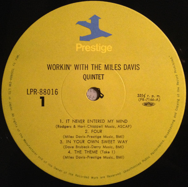Workin' With The Miles Davis Quintet