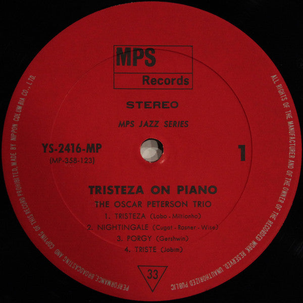 Tristeza On Piano