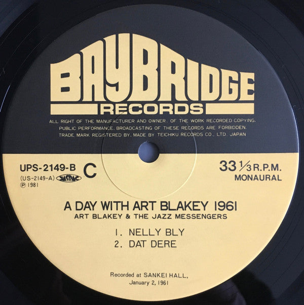 A Day With Art Blakey 1961