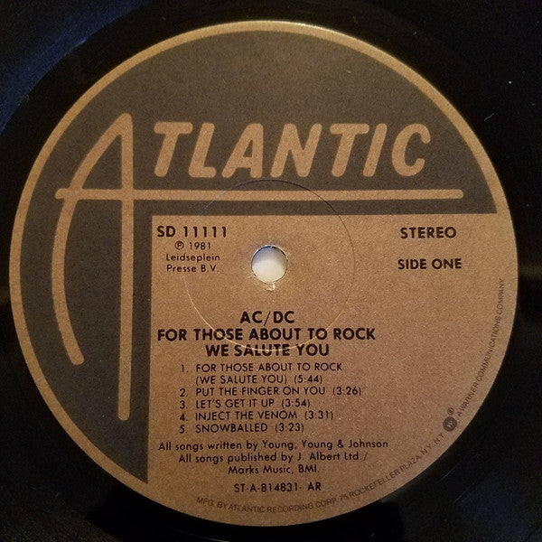 For Those About To Rock (We Salute You)