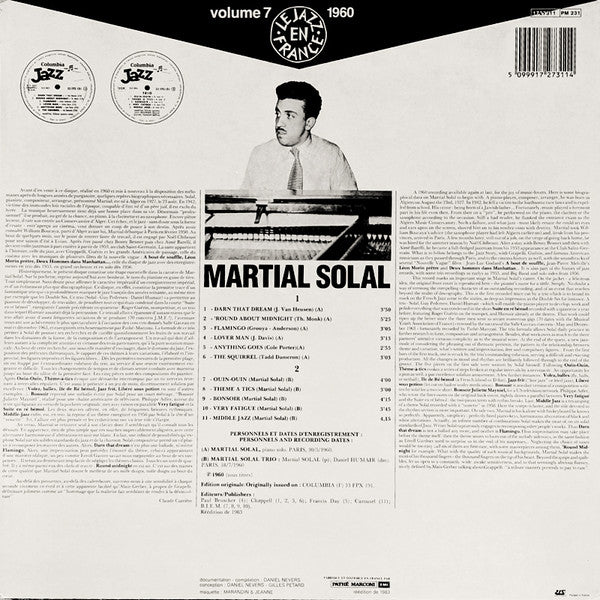 Martial Solal - 1960 Tome 1