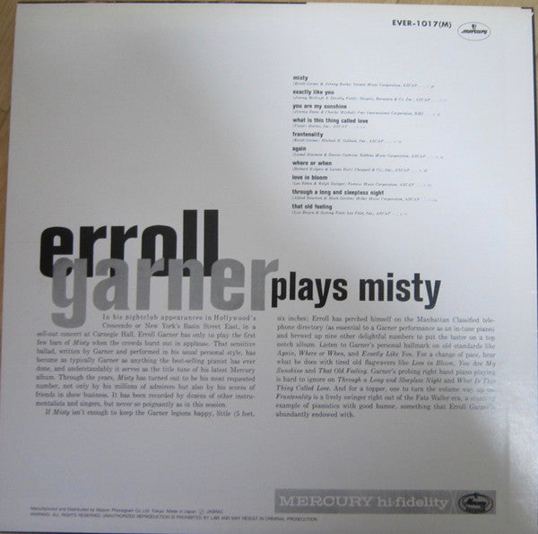Erroll Garner Plays Misty