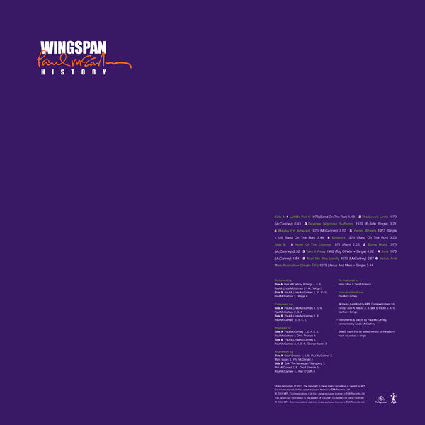 Wingspan - Hits And History