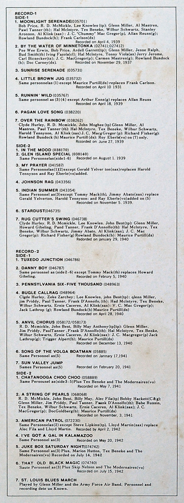 Original Glenn Miller