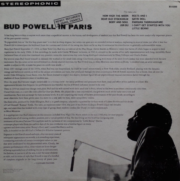 Bud Powell In Paris