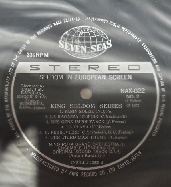 Seldom In European Screen