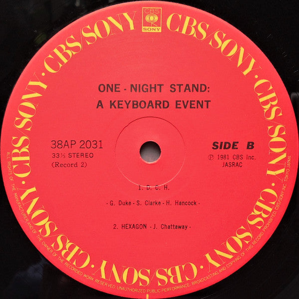 One Night Stand: A Keyboard Event