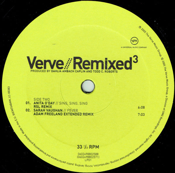 Verve // Remixed³