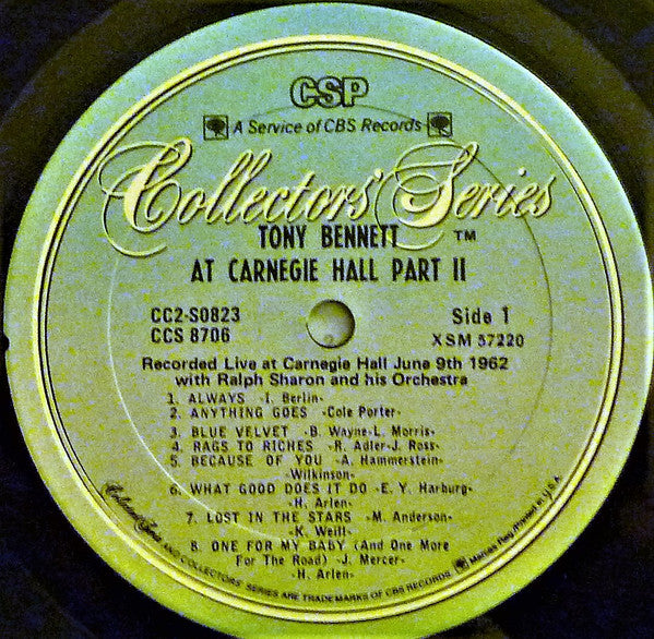 At Carnegie Hall Recorded Live June 9, 1962