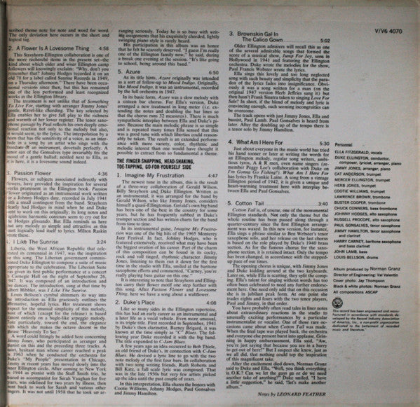 Ella At Duke's Place