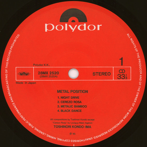 Metal Position = メタル・ポジション