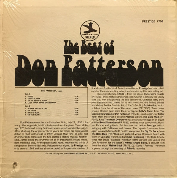 Release: Unknown Release-Vinyl-US-1969-PR 7704, PRST 7704-2884834